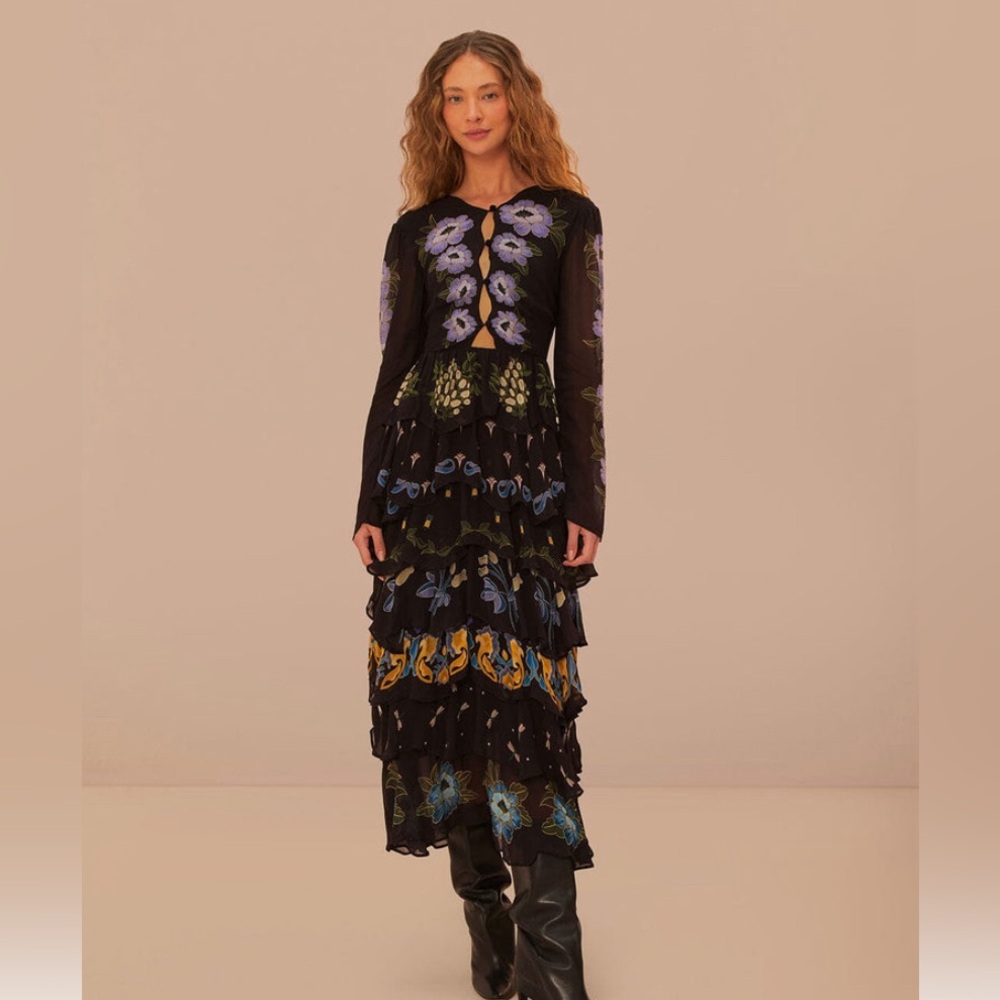 Farm Rio Ruffle Dress